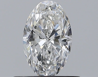 0.50CT OVAL SI1 F WH