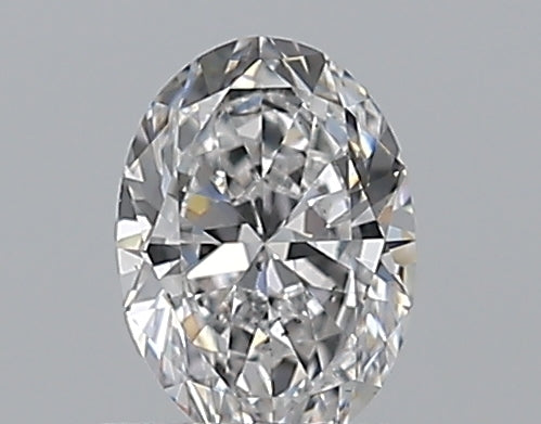 0.41CT OVAL SI1 D WH