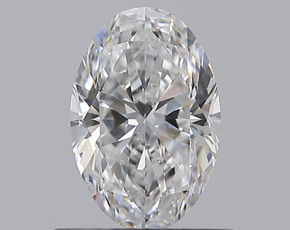 0.70CT OVAL SI1 D WH