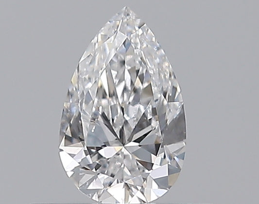 0.35CT PEAR SI1 D WH