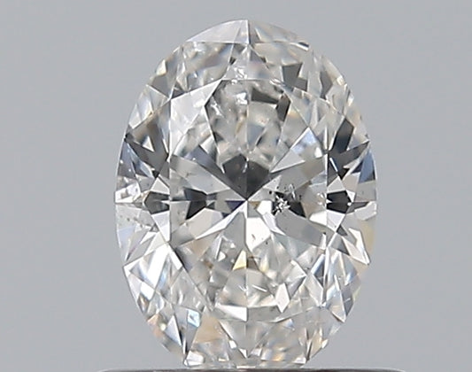 0.53CT OVAL SI2 E WH