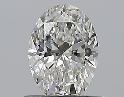 0.50CT OVAL SI1 G WH