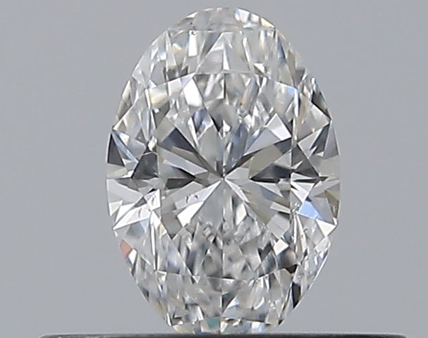 0.30CT OVAL SI1 D WH