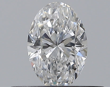 0.30CT OVAL SI1 D WH