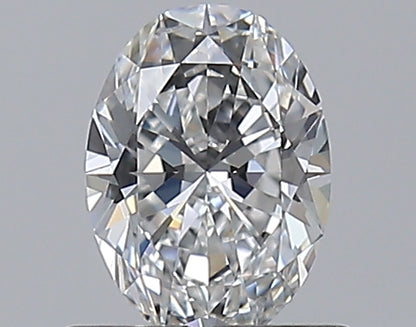 0.59CT OVAL VVS1 D WH