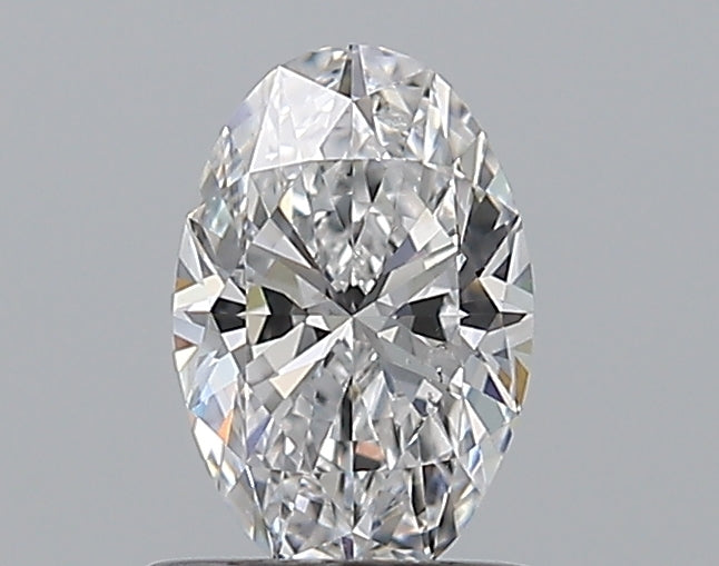 0.70CT OVAL SI1 D WH