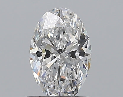 0.70CT OVAL SI1 D WH