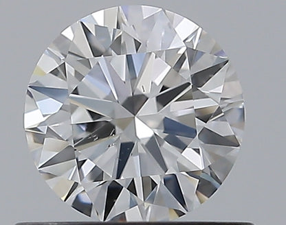0.60CT ROUND SI1 D WH
