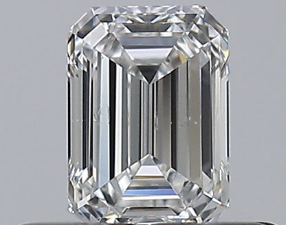 0.36CT EMERALD SI1 F WH