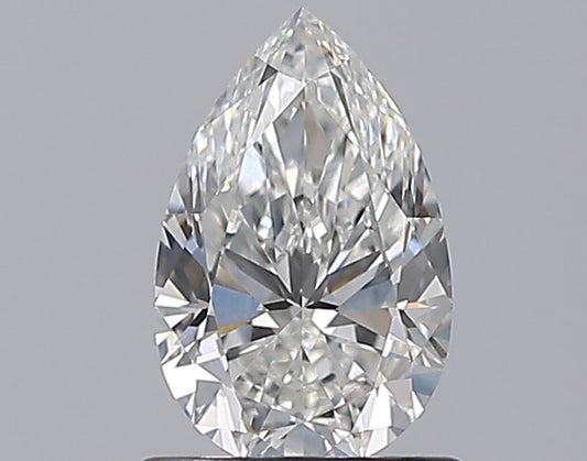 0.90CT PEAR VS1 G WH