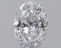 0.50CT OVAL SI1 D WH