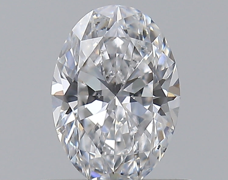 0.50CT OVAL SI1 D WH