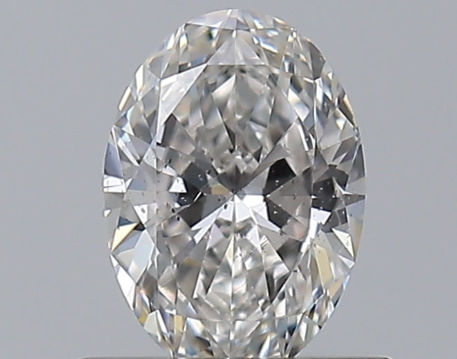 0.50CT OVAL SI2 H BRN1