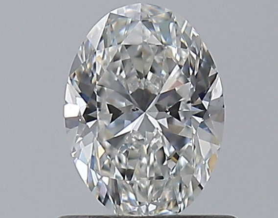0.70CT OVAL SI1 F WH