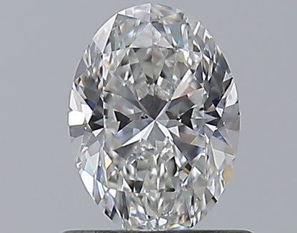 0.70CT OVAL SI1 F WH
