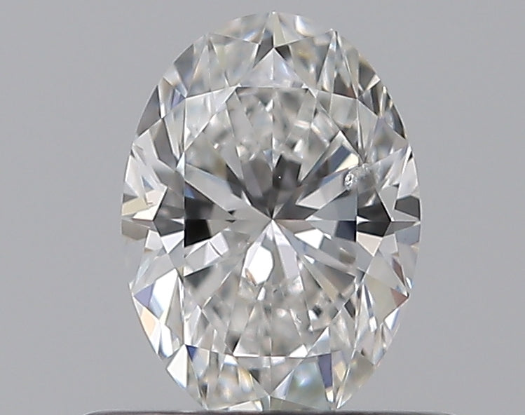 0.50CT OVAL SI2 E WH