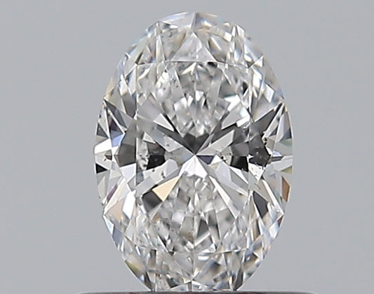 0.51CT OVAL SI1 D WH