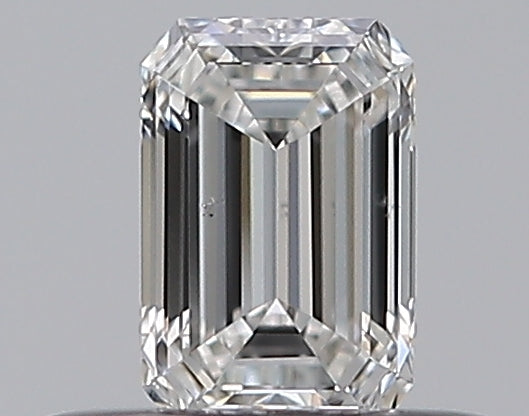 0.31CT EMERALD SI1 F WH
