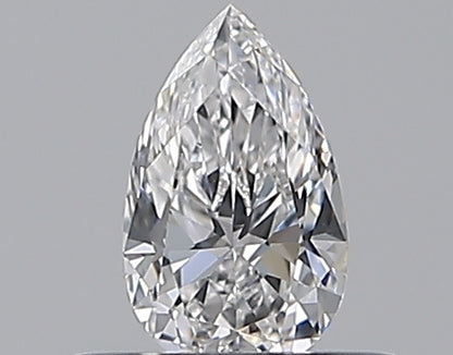0.30CT PEAR VVS2 D WH