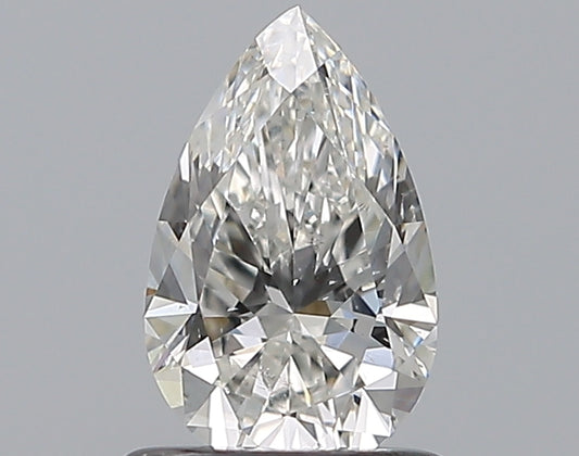 0.75CT PEAR SI2 G WH