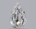 0.92CT Pear Step Cut SI1 H WH
