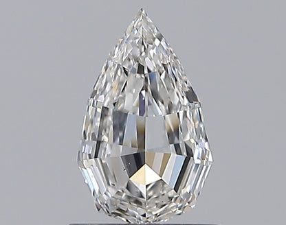 0.92CT Pear Step Cut SI1 H WH