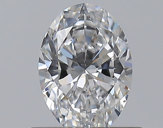 0.50CT OVAL SI1 E WH