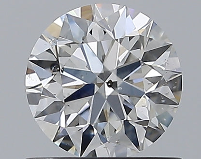 0.76CT ROUND SI2 G WH