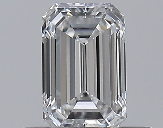 0.37CT EMERALD VS1 D WH