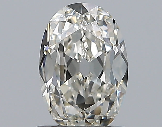 0.81CT Old Mine Oval VVS1 J WH