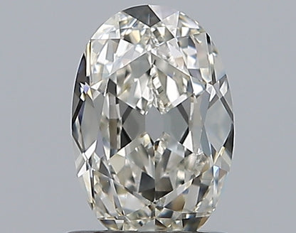 0.81CT Old Mine Oval VVS1 J WH