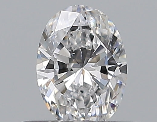 0.30CT OVAL SI2 D WH