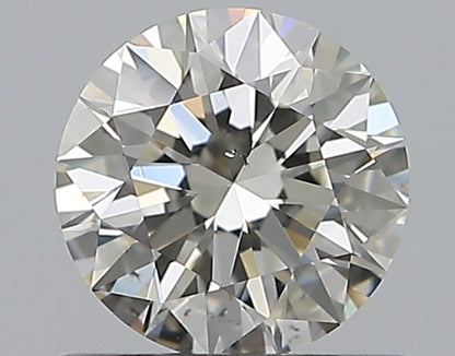 0.70CT ROUND SI1 J WH