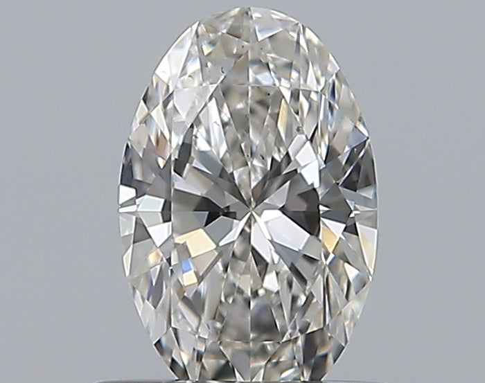 0.50CT OVAL SI1 G WH