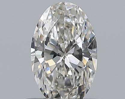 0.50CT OVAL SI1 G WH
