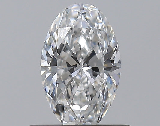 0.50CT OVAL SI1 D WH