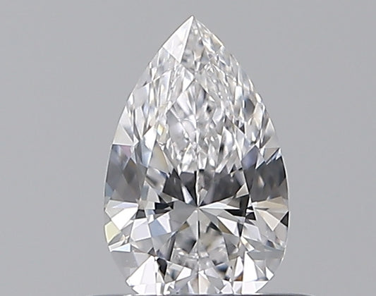 0.41CT PEAR VVS2 D WH
