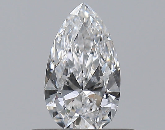 0.37CT PEAR SI1 D WH