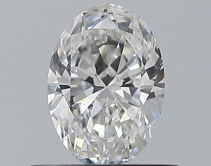 0.53CT OVAL SI1 F WH