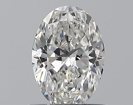 0.59CT OVAL SI2 F WH