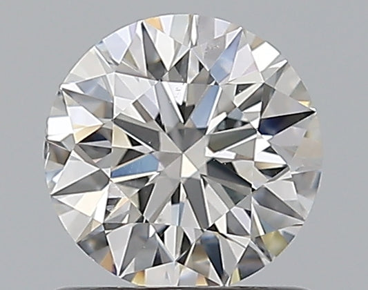 0.80CT ROUND SI1 F WH