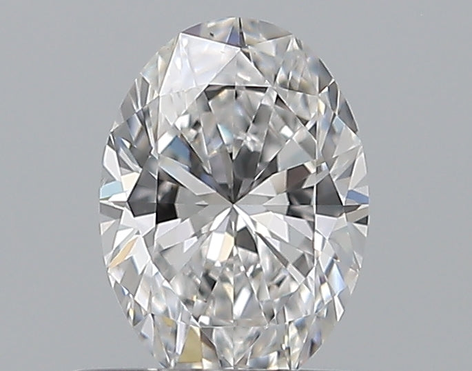 0.50CT OVAL SI1 D WH
