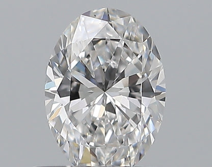 0.50CT OVAL SI1 D WH