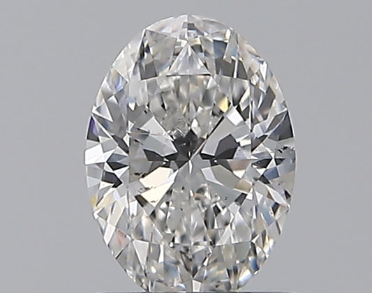 0.80CT OVAL SI2 F WH