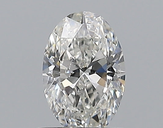 0.51CT OVAL SI1 G WH