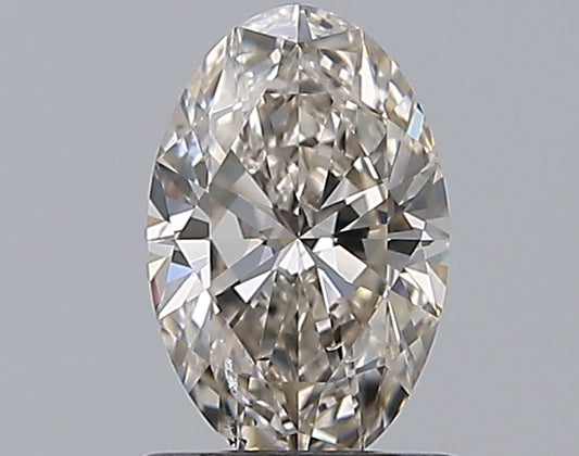 0.80CT OVAL SI2 K BRN3