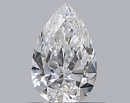 0.50CT PEAR VS2 E WH