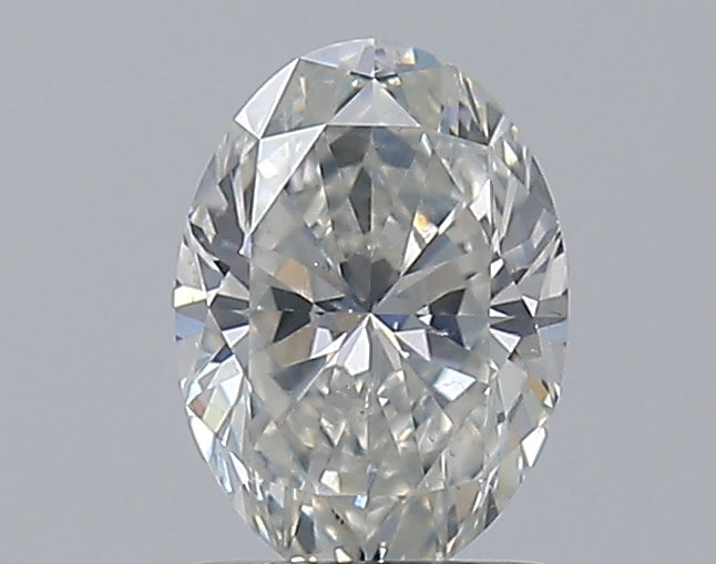0.90CT OVAL SI1 H WH