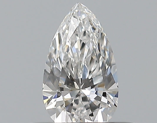0.30CT PEAR VVS2 D WH
