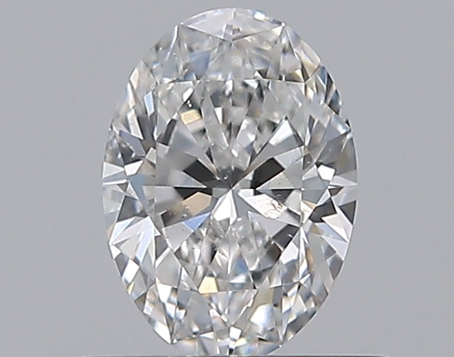 0.56CT OVAL SI1 E WH